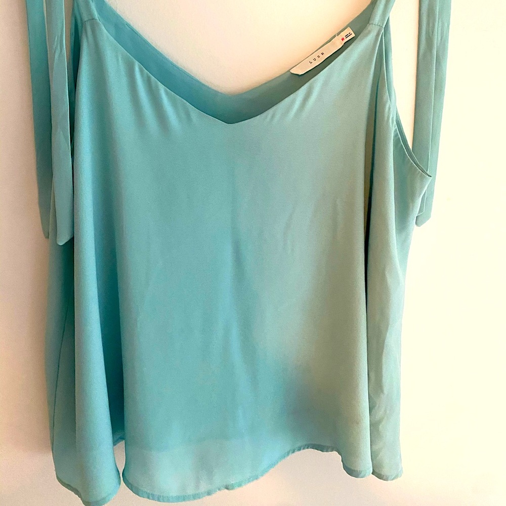 Baby blue tank top